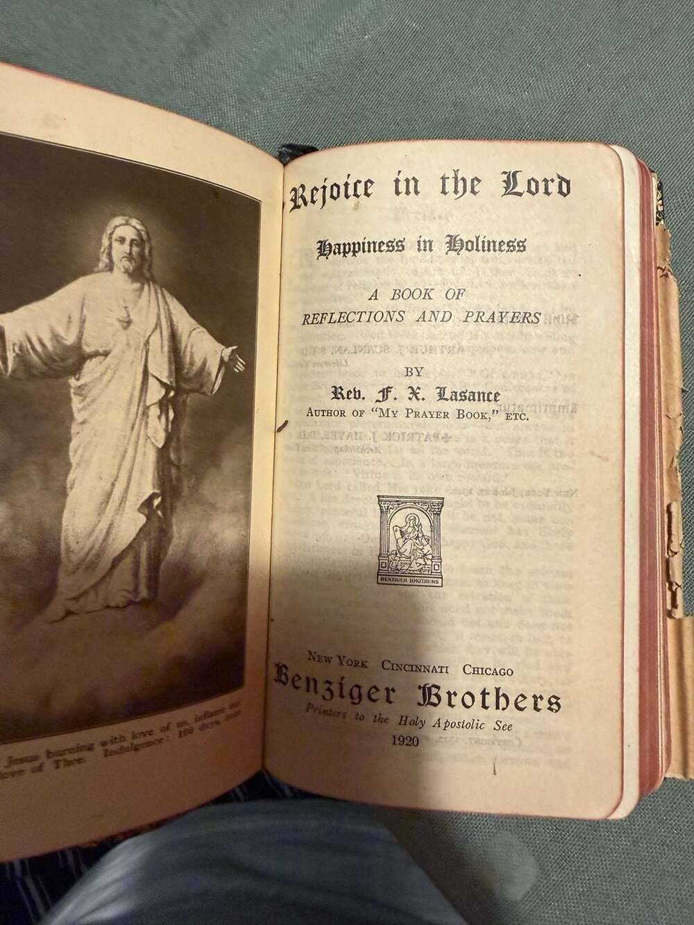 Rejoice in the Lord: Happiness in Holiness - A Book of Reflections and Prayers b